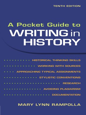 cover image of A Pocket Guide to Writing in History
